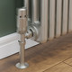 DELTA-AG-SN-LS01 - Delta Angled TRV Brushed Satin Nickel Thermostatic Radiator Valve DELTA-AG-SN-LS01 - Delta Angled TRV Brushed Satin Nickel Thermostatic Radiator Valve